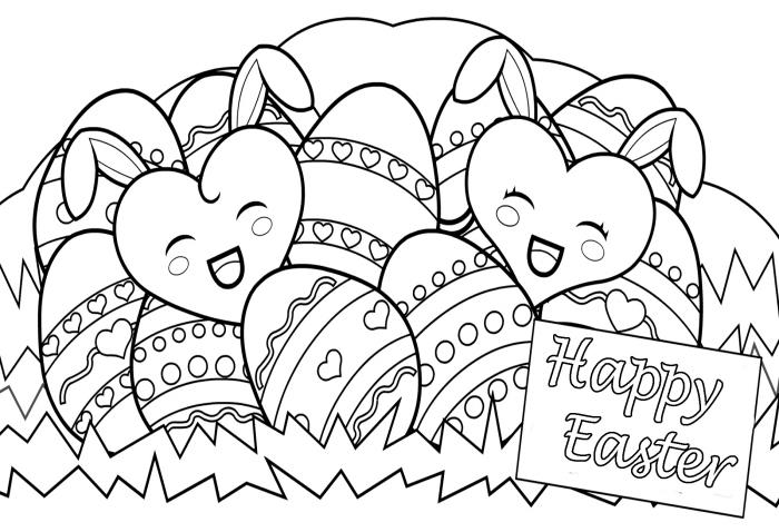 Velykinių kiaušinių dažymas paprastas, kortelės idėja Velykų vakarėliui nuspalvinti, piešti velykinį kiaušinių krepšelį