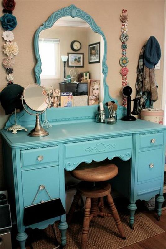 toaletna miza-modra-spalnica