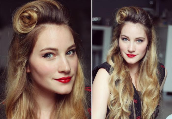 saç modeli-pin-up-saç modeli-rockabilly-style