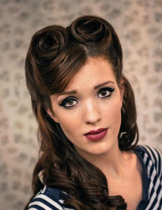 pin-up-saç modeli-pin-up-saç modeli-uzun saç