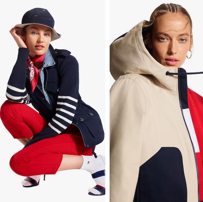 Tommy Hilfiger z ikonami ponuja pomladno kolekcijo za ženske ob morju