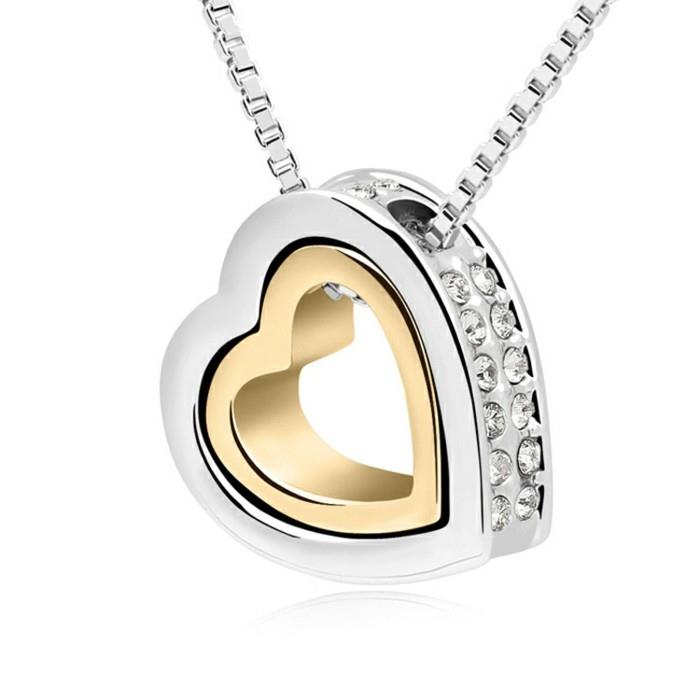 ogrlica-srce-Swarovski-belo-zlato-rumeno-zlato-spremenjena velikost