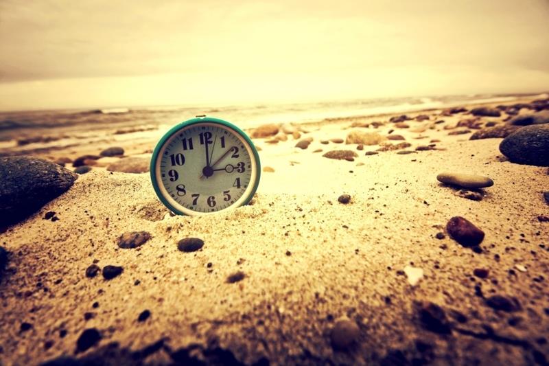 koliko časa na soncu porjaviti uro na pesku