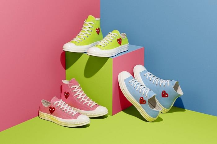 Trije novi modeli Converse x Comme des Garçons Play, predstavljeni 2. aprila 2020