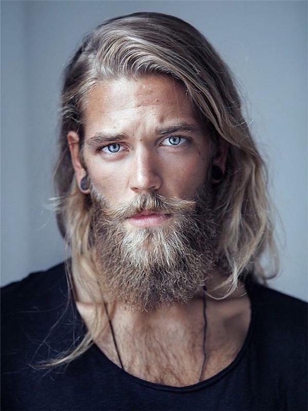kako gojiti dolgo blond brado in dolge lase po vikinško