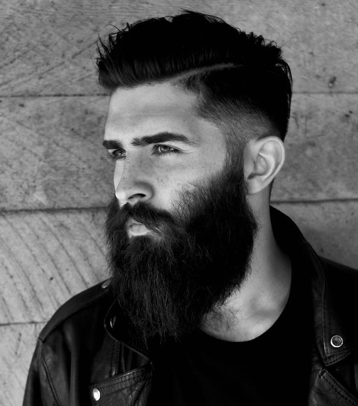 kako obrezati brado videti hipster človek