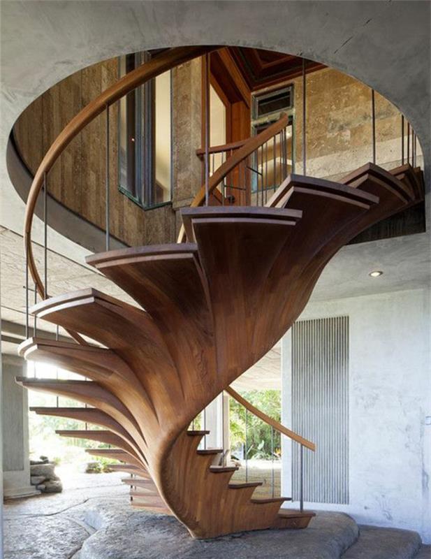 kako izračunati dimenzije lesenih spiralnih stopnic za izračun lesenih stopnic