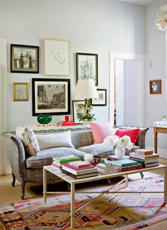 kako izbrati najlepšo alinejsko preprogo za dnevno sobo v modernem slogu in polno udobja
