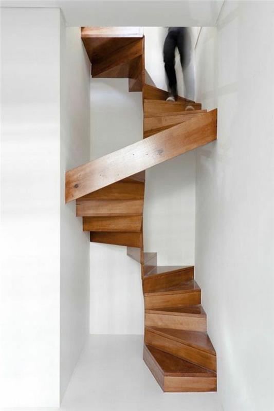 kako-narediti-leseno-stopnišče-v-modernem-hodniku-izračun-lesenih stopnic