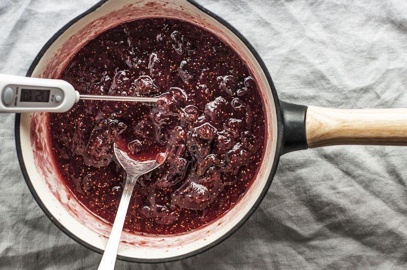 kako narediti temperaturo zmrzovanja domačega figovega marmelade