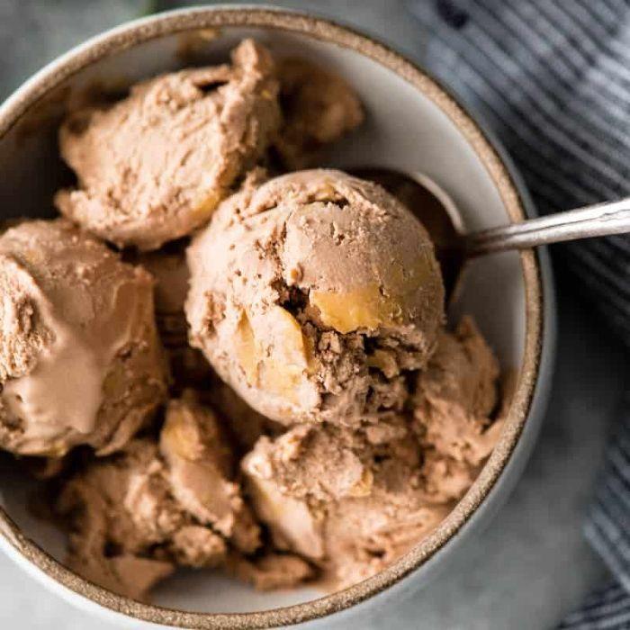 fıstık ezmeli hindistan cevizi kremalı bal ve kakao laktozsuz ev yapımı dondurma nasıl yapılır tarifi
