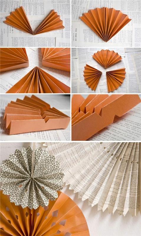 koraki, ki jih morate narediti za izdelavo vetrnice iz papirja iz rož, ročna dejavnost s prepogibanjem papirja