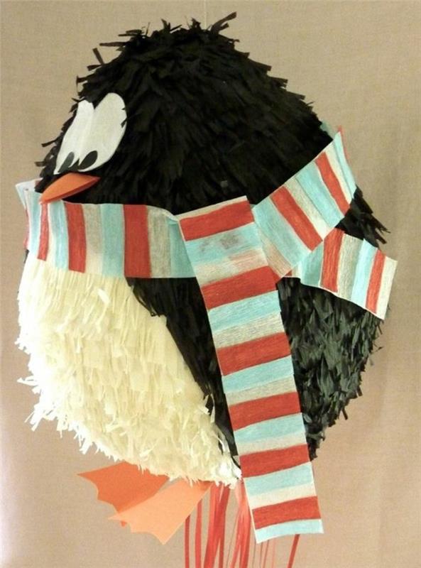 pinata-nasıl-yapılır-penguen-kendin-fikir-doğum günü-eğlence-aktivite-pinata-balon