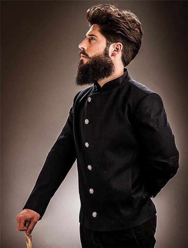 brado postriže na trendovski moden moški način