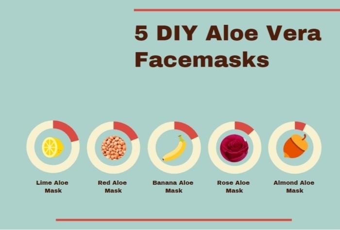 yüz malzemeleri için aloe vera ile cilt tarifi maskesinde aloe vera nasıl kullanılır