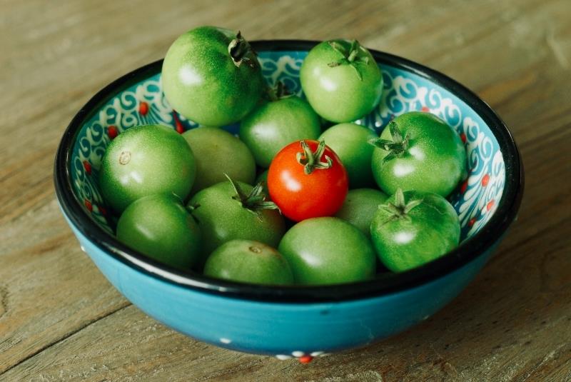 limona zelena paradižnikova marmelada enostaven recept priprava kozarec zeleni češnjev paradižnik