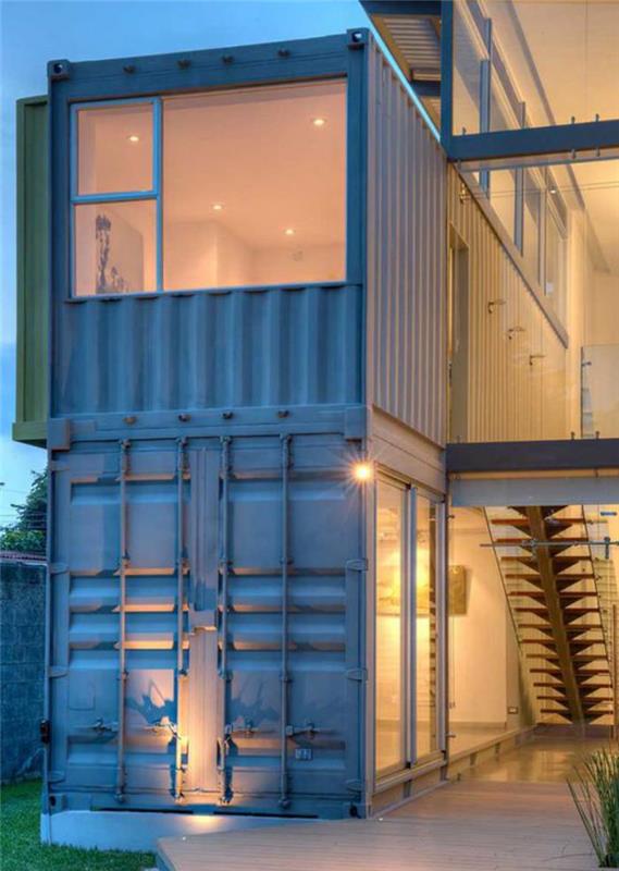Konteynerinizi-ev-yap-bir-modern-inşaat-bir-nakliye-konteyner ile-inşa