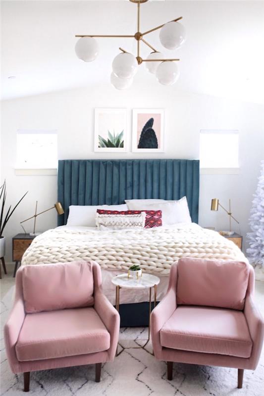 Modern yetişkin yatak odası orijinal deco görüntü dekorasyon fikri