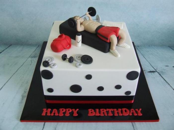 Lepa rojstnodnevna torta za moške izvirna rojstnodnevna torta