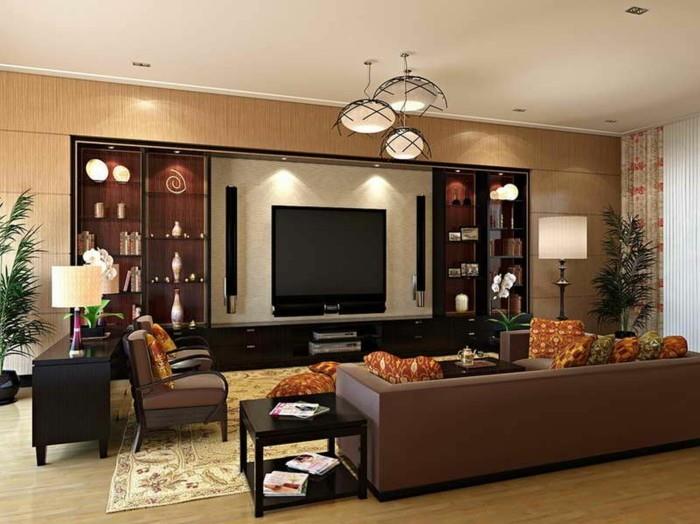 havalı-oturma odası-fikirleri-lüks-kahverengi-oturma odası-fikirleri-modern-evler-iç-tasarım-ve