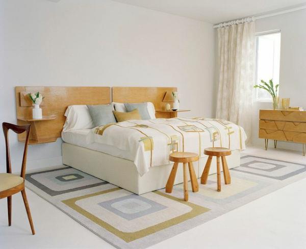 šauni skandietiška idėja su medinėmis kėdėmis-antklodė ir kilimas-figūrinė