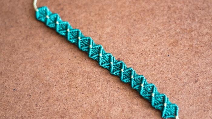 ročno izdelan nakit s turkizno vrvjo, modni dodatek 