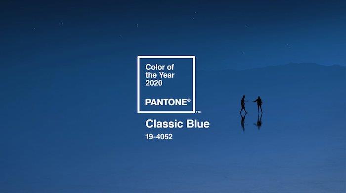 barva pantone 2020, klasična modra, ideja, katera trendovska barva barve za leto 2020