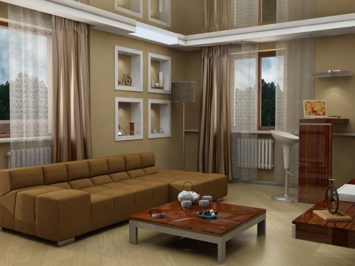 renk-boya-oturma odası-bej-kanepe-kahverengi-rahat-sehpa-iç-tasarım-ilginç