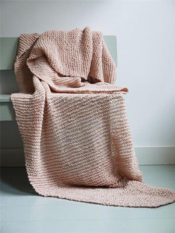 renkli-toz-pembe-örme-plaid-pastel-pembe