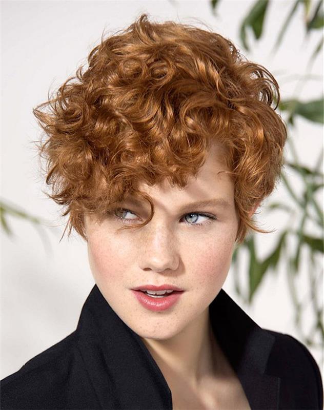 kızıl kısa saç modeli saç modeli kızıl saçlı kadın