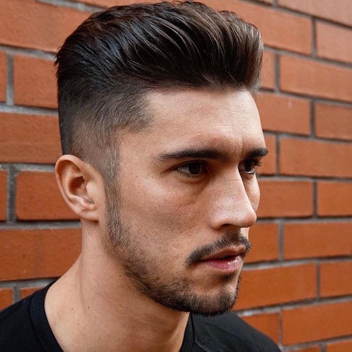 saç modeli çocuk hipster bozulmuş uzun üst sırt stili pompadour vintage yıl 60