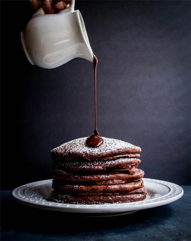 čokoladne palačinke-prehladne jabolčne krep-torte