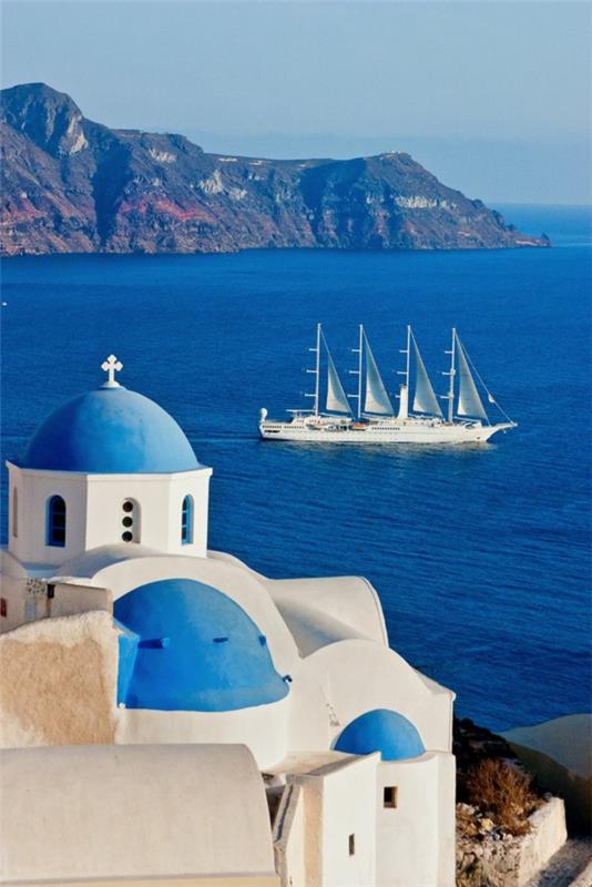 križarjenja v Sredozemlju-Santorini