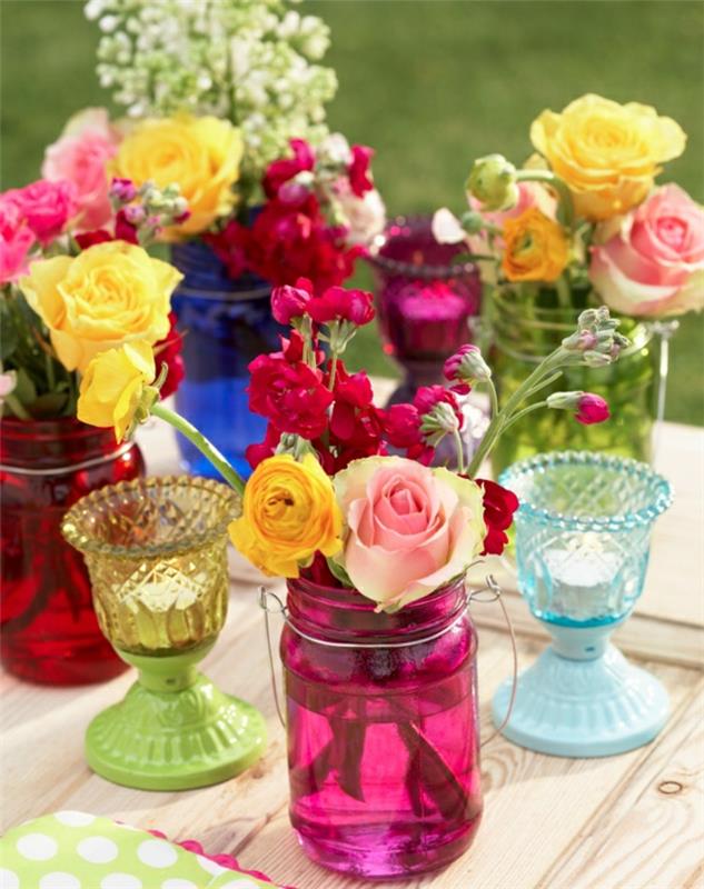 vrč-prozorna-vaza-steklena-krogla-vaza-okrogla-steklena-vaza-obarvana-roza-rože