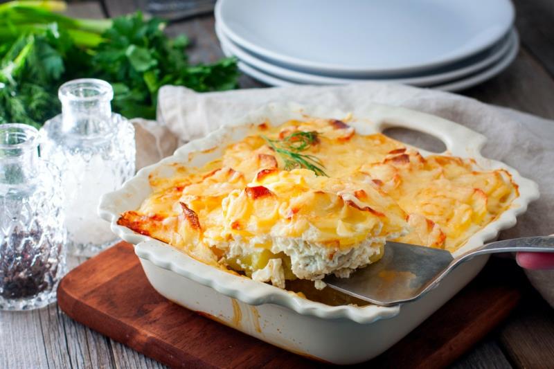 pečemo krompir v pečici gratin dauphinois