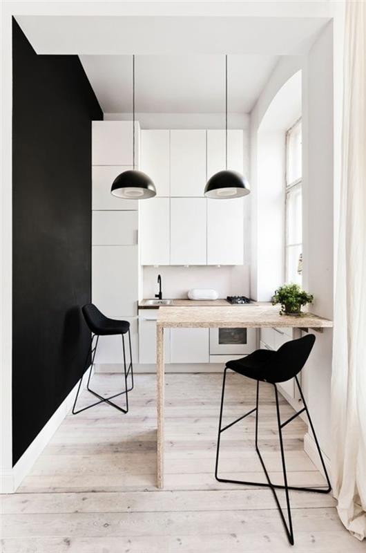 ikea-amerikan-mutfak-beyaz-siyah-modern-mobilya
