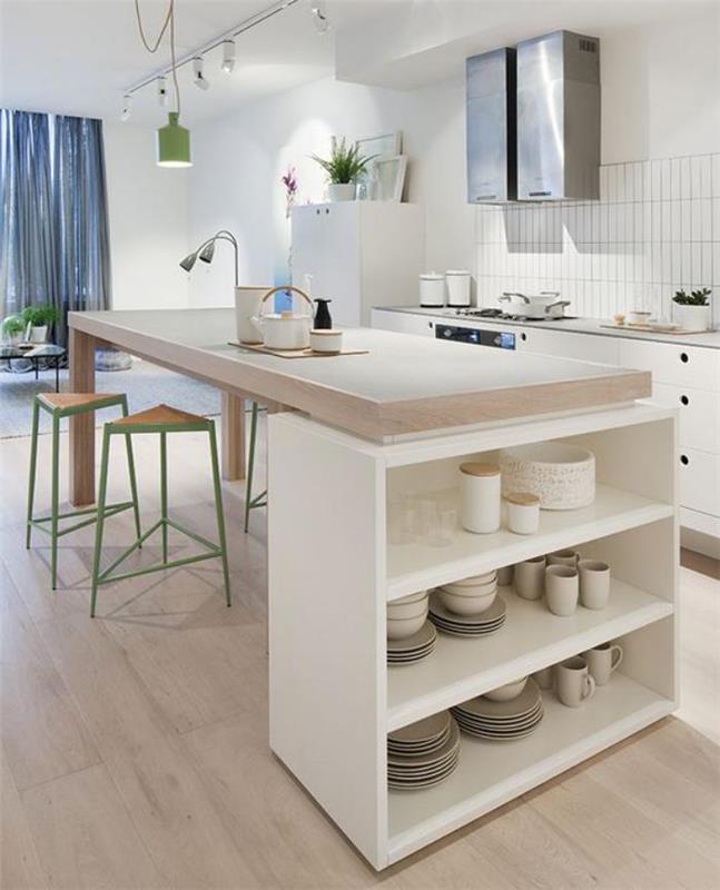 virtuvė-su-sala-stalviršis-dekoratyvinė-ekstravagantiška virtuvė