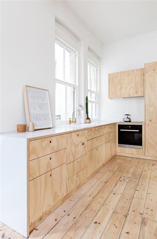 balta ir medinė virtuvė-dekoratyvinė-medinė-balta-virtuvė