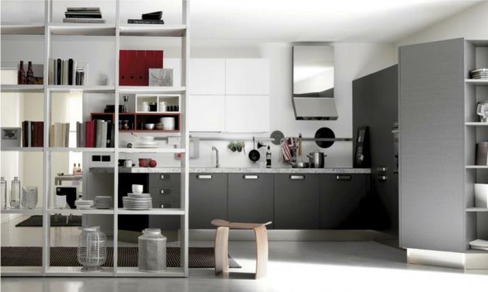 pilkos spalvos-virtuvė-graži-virtuvė-modelis-modernus-virtuvės baldai
