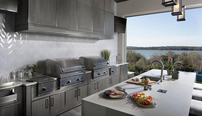 zunanja kuhinja s pogledom Jeff Davis nahb montverde florida