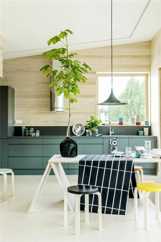 yeşil-mutfak-yeşil-mutfak-mobilya-renk-fikirler-mutfak-iç-dekorasyon