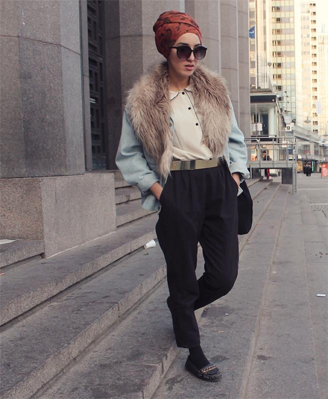 muslimanska hipsterska obleka ženska modna moda za dekleta