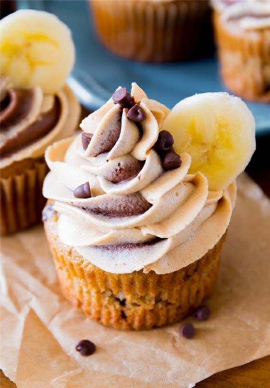 čokolada-cupcake-frosting-banana-cupcake-frosting