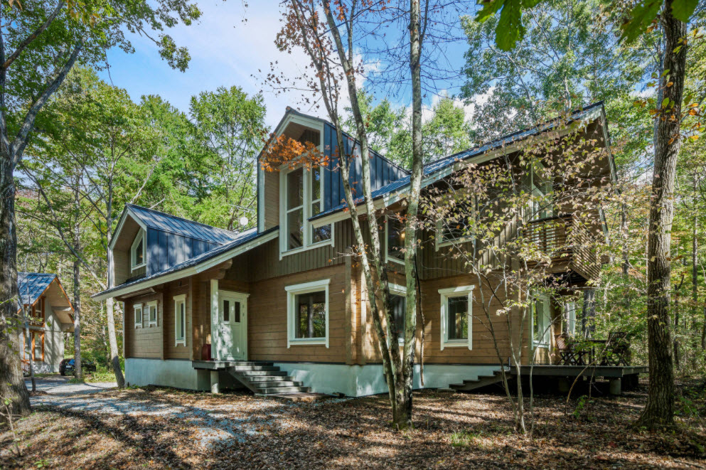 cottage estivo originale nella foresta