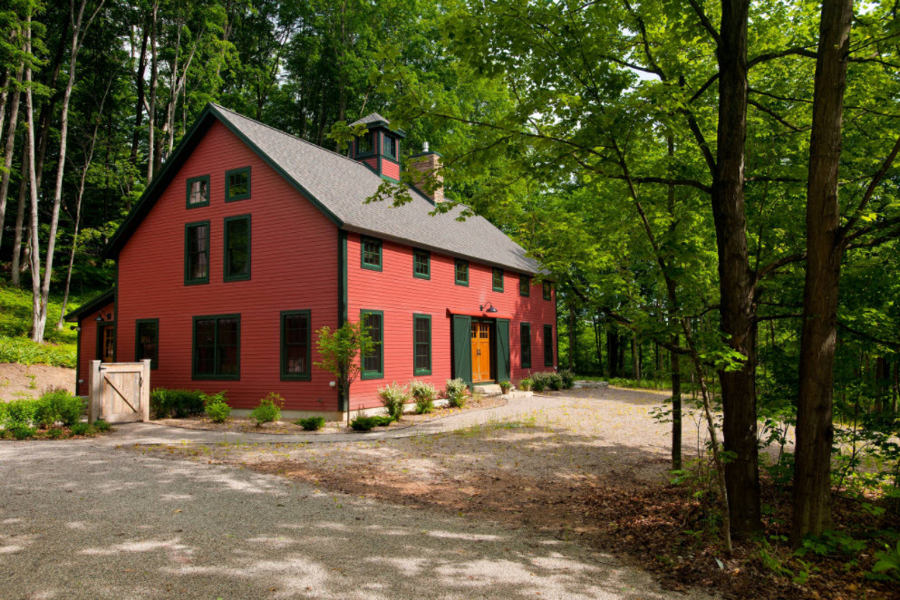 cottage in mattoni rossi