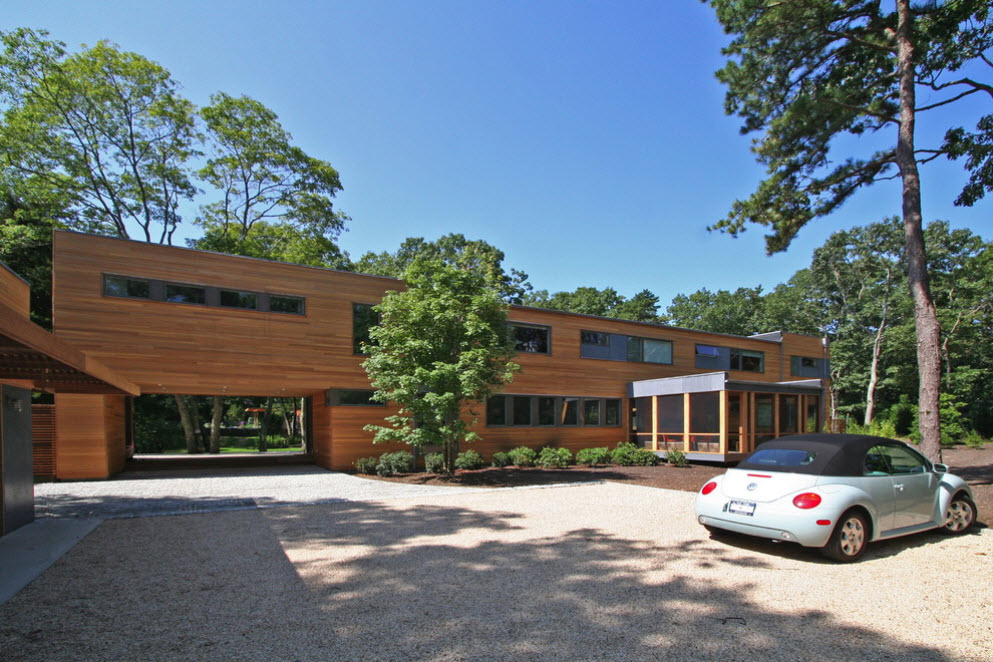 enorme cottage prefabbricato
