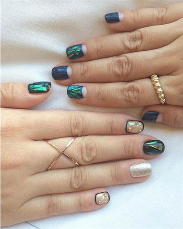 Kendin Yap-çivi-art-deco-folyolarla