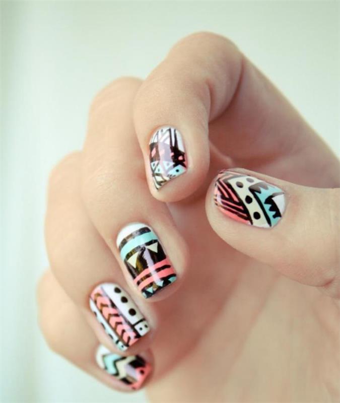 deco-nail-nail-art-trendy-colours-beautiful-designs-on-nail