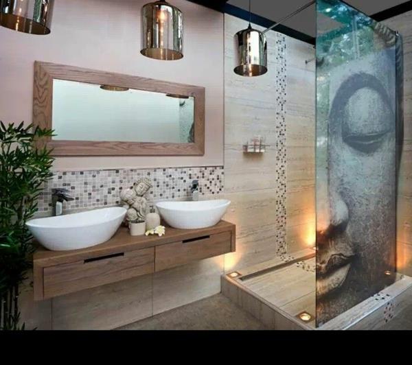 Zen-sproščujoča-voda-bouda-spremenjena-kopalnica-dekor