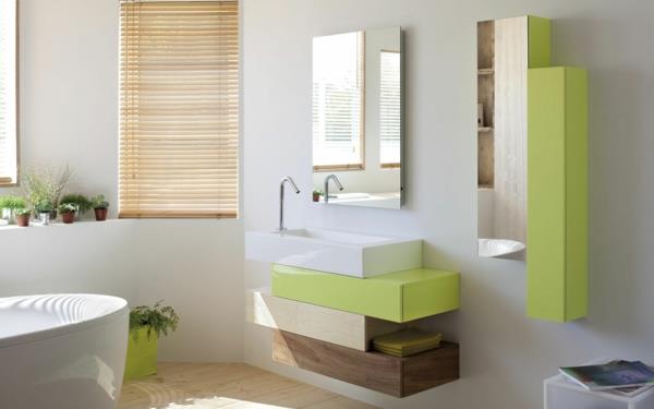 Zen-naravna-zelena-sprostite-spremenjena-kopalnica-dekor